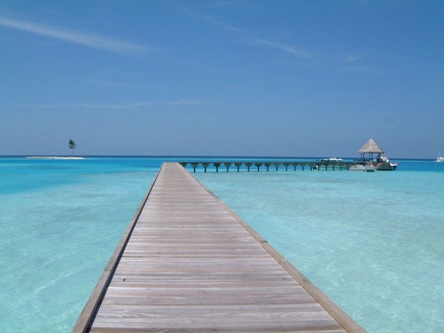 Seaside in the Maldives