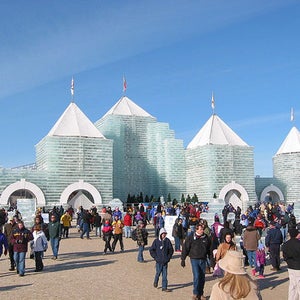 St. Paul, Minnesota's ice castle