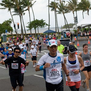 The Honolulu Marathon attracts runners from around the world
