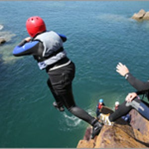 Coasteering in Wales