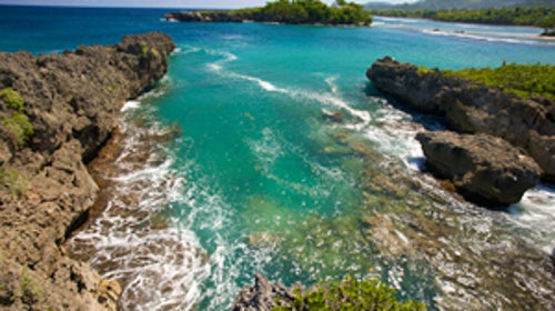 Port Antonio, Jamaica, as seen from Folly Point Lighthouse
