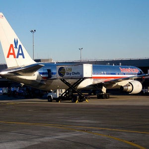American Airlines flight.