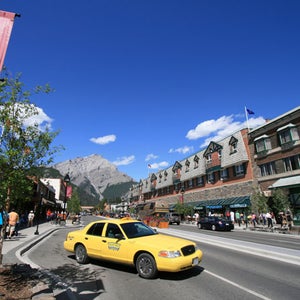 street scene in Banff