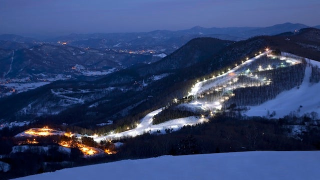 Cataloochee at night.