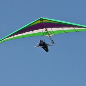 Hang-gliding over Lookout Mountain, Tennessee.