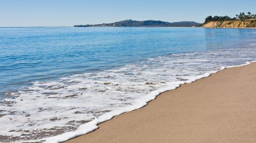 Santa Barbara beach in Californ