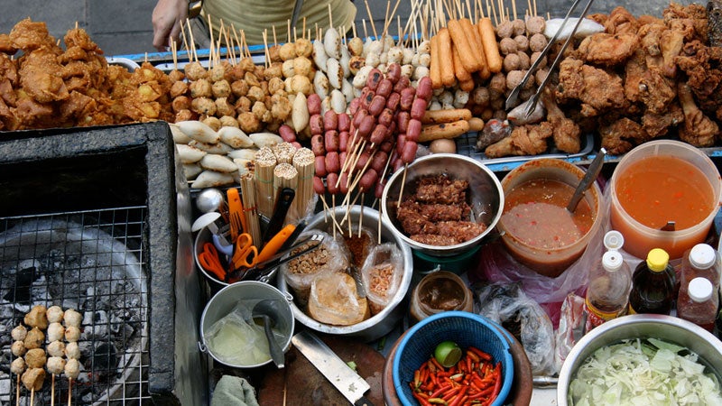 Street food in Bangkok, Thailand.