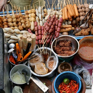 Street food in Bangkok, Thailand.
