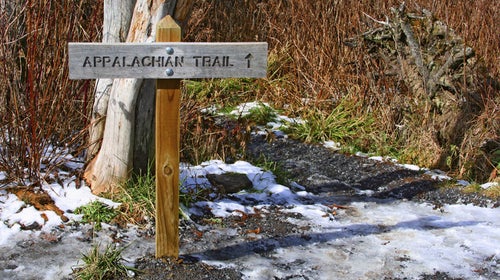 direction sign of appalachian trail