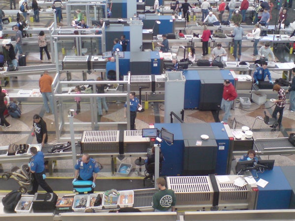 TSA's PreCheck allows you to go through security without undressing.