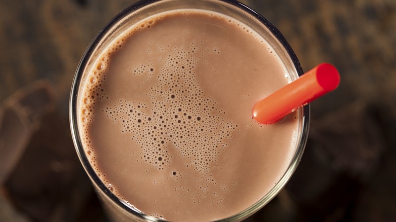 Chocolate milk's restorative properties might have a gender bias.