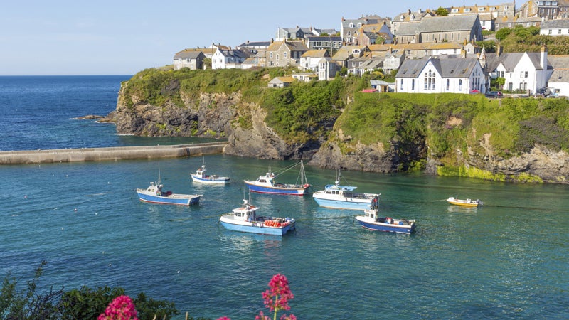 The Cornwall peninsula is bordered to the north and west by the Celtic Sea, and to the south by the English Channel.