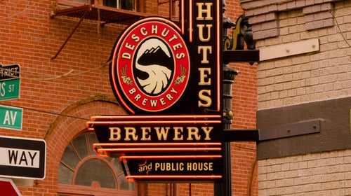 Oregon-based Deschutes Brewery brews The Abyss, one of the highest-rated beers on BeerAdvocate.com.