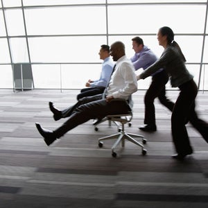 Eventhough you exercise, you still need to move at work to counterbalance the negatives effects sitting all day.