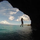 In deep-water soloing, water is your safety net.