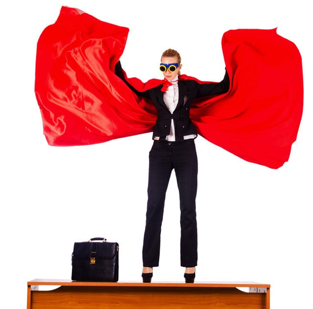 superwoman standing desk