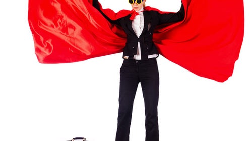 superwoman standing desk