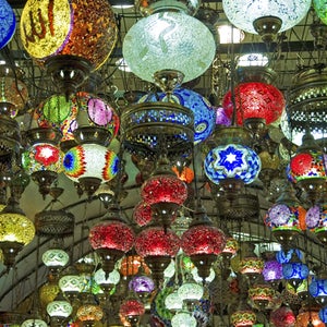 Strategically planning your trip to Istanbul will give you more than enough time to see Turkish lamps in the Grand Bazaar.
