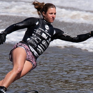 waterskiing watersports outside ocean lake skiing extreme training core exercise quads