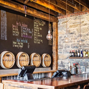 Cardinal Sin Red, Infidel Porter, and Black Angel Cherry Sour are just a few of the brews on tap at Asheville's Wicked Weed Brewing.