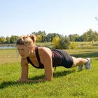 Planks are good for you—and easy to do when the kids are around.