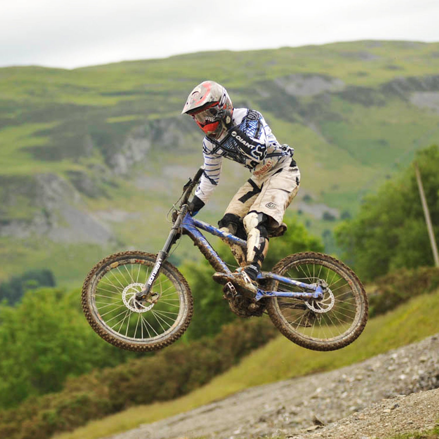 Dai Williams mountain biking helmets