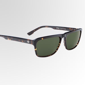 OutsideOnline Spy Happy lens technology UV blue-wave rays seratonin happier smile lenses sunglasses neptune dark tort $139.95 happy actually make you mood affect levels eye fatique well-being