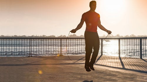 20s Athlete Back Lit Bright Challenge Competition Competitive Sport Concepts Concepts And Ideas Determination Exercising Human Muscle Jump Rope Jumping Rope Men Mid Adult Motivation Muscular Build One Person Silhouette Sport Sports And Fitness Sports Training Strength hispanic ocean sun flare outside outside magazine outside online palpitations irregular heartbeat fitness coach body work erin beresini a fib extrasystole