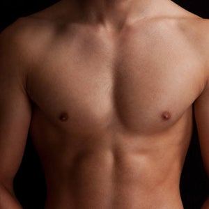 If you don't look like this, you might consider Funkybod's padded undershirt, which comes in black, white, and gray.