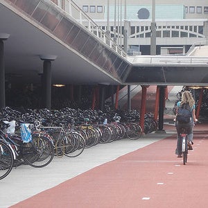 Groningen Netherlands bicycle commuters europe