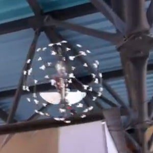 Rather than make the drone heavy-duty, creators at the Ecole Polytechnique Federerale de Lausanne decided to keep Gimball lightweight by allowing it to ricochet off obstacles.