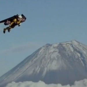 “It’s a fantastic privilege to be a little mosquito flying in front of that big mountain,” the 54-year-old aviator said Wednesday.