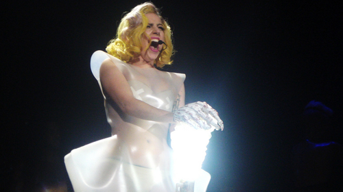 Lady Gaga, in the middle of making all your solar panels work better