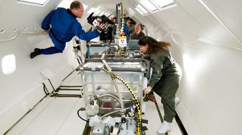 NASA tests an EBF3 3-D printer