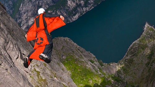 Witnesses lost sight of Kovats after his parachute appeared to fail.