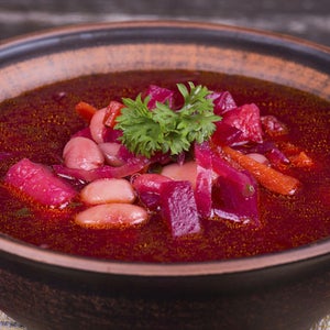 Russian and ukraine cuisine - borsch