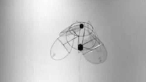 The jellyfish-like design lends stability to this model of flying robot—a step up from vulnerable insect-based designs.