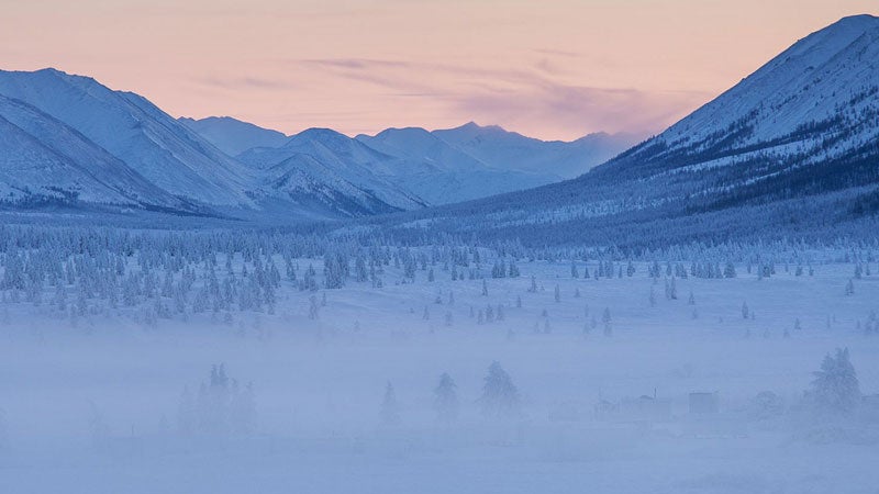 Near Oymyakon in Yakutia Russia.