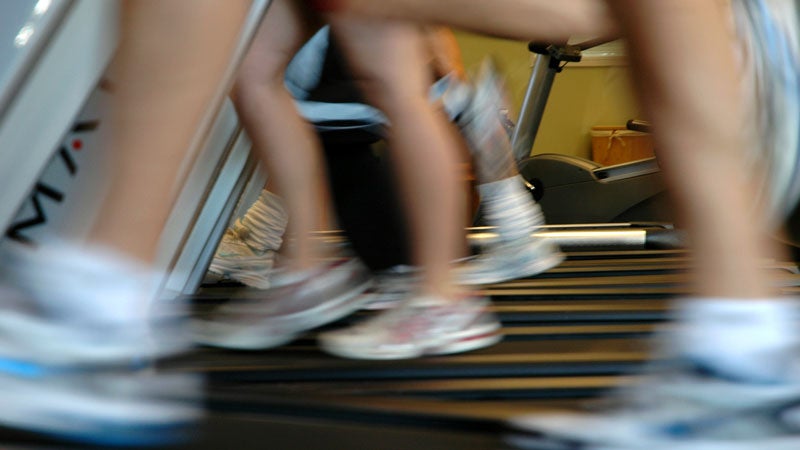 running treadmill