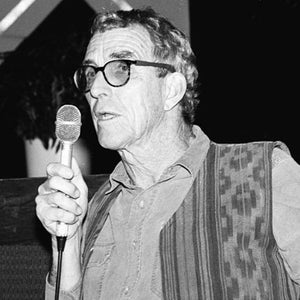Peter Matthiessen at the Miami Book Fair in 1991.