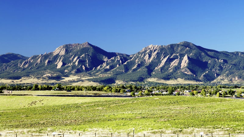 Flatirons Boulder