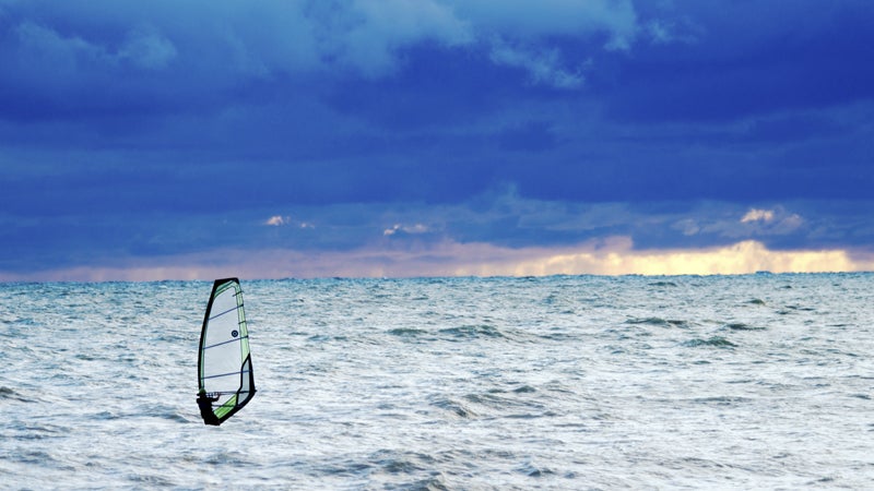 The U.S. Coast Guard rescued a Cuban windsurfer from the Florida Keys on Friday.