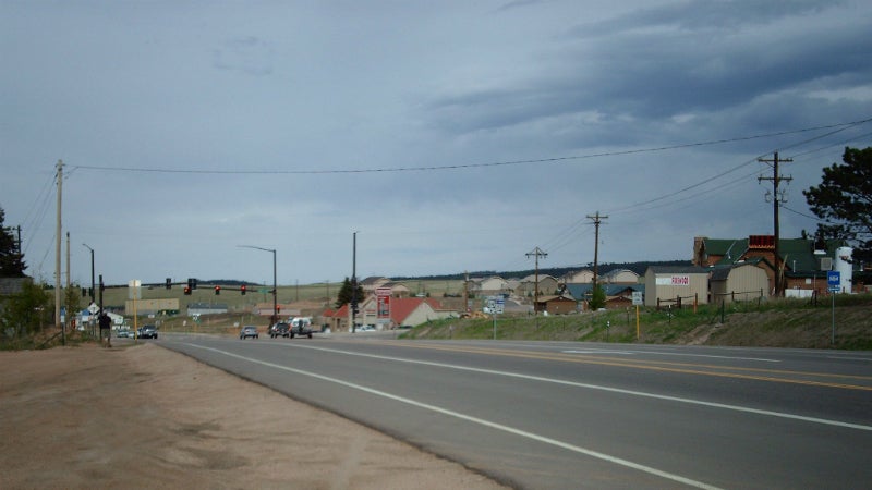 The town of Divide, Colorado, soon to be the domain of an animal king.