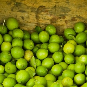 Food citrus crate famers market farmers fruit juice juicy lime limes market organic wood
