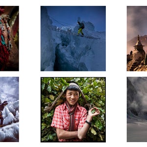 Some of the prints available. Clockwise from bottom left: Aaron Huey, Cory Richards, Andy Bardon, Aaron Huey, Pete Mcbride, Grayson Schaffer