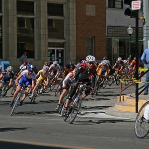 No pileups here—a shot from the fourth stage of the 2007 Tour of the Gila.
