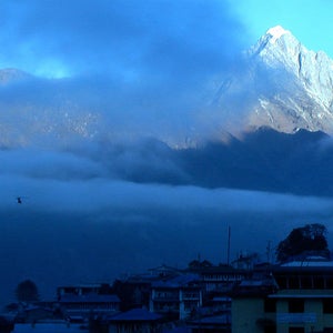 OutsideOnline first Everest summit reported since avalanche April 18 mid-April Jing Wang Nepal South-side expedition Alan Arnette Himalayan Times helicopter Sherpas rope Hillary Step flight fly 20 decent Base Camp Camp 2 Khumbu Icefall Chinese climber ascent reached peak 7 Summits both poles record
