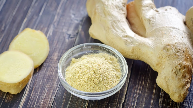 Ginger can be easily incorporated into your diet through powders and supplements--or with some really good sushi.