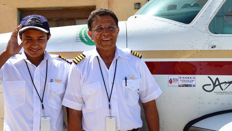 Haris received his pilot's license after being inspired by his father, who became a pilot in the Pakistani Air Force.