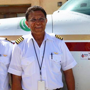 Haris received his pilot's license after being inspired by his father, who became a pilot in the Pakistani Air Force.